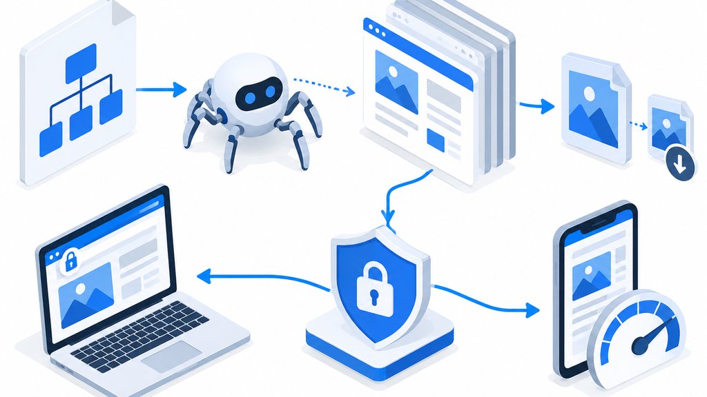 SEO for MSPs: How to Get Your IT Business Found Online 2 technical SEO foundation diagram